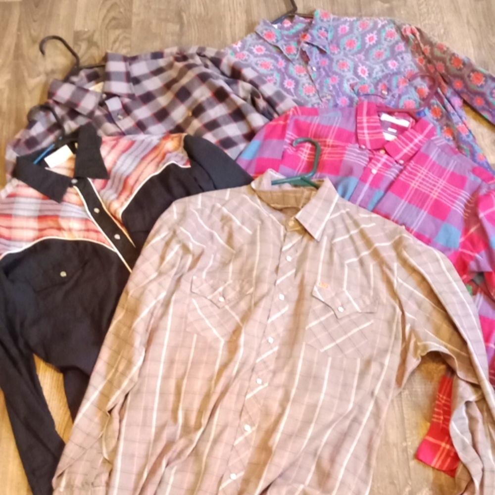 Bundle of western shirts